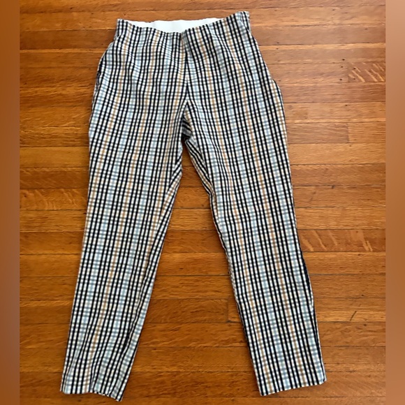 Women's Ankle Pants - A New Day Blue Plaid - Picture 3 of 7